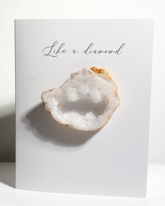 Like a Diamond Greeting Card