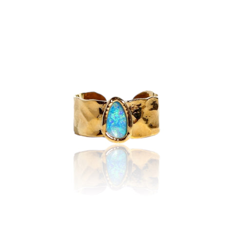 NEW Turquoise Blue Opal Band