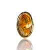 NEW Gorgeous Large Oval Fire Opal Ring