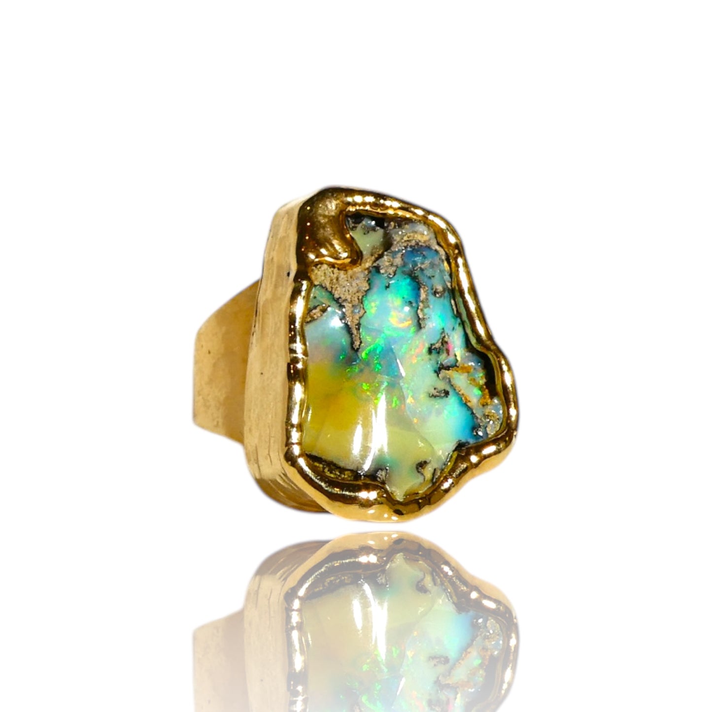 NEW Beautiful Blue Fire Opal Ring (SOLD OUT)