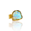 NEW Blue Fire Opal Ring