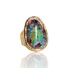 NEW So Beautiful Multicolor Opal Ring