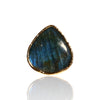 NEW Large Labradorite Teardrop Ring