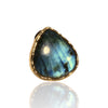 NEW Large Labradorite Teardrop Ring