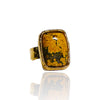 NEW Square Ocean Jasper Ring