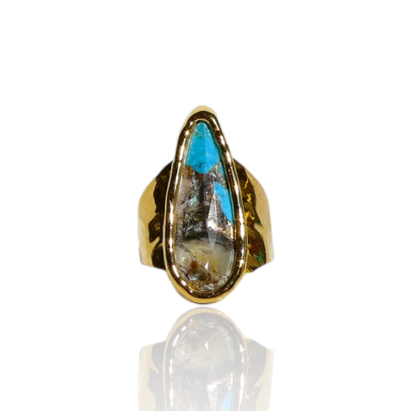 NEW Chrysocolla Turquoise Ring