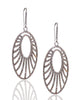 NEW Pave Black Diamond Outline Earrings