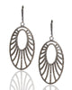 NEW Pave Black Diamond Outline Earrings