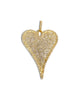 NEW Pave Diamond Heart Pendant