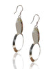 NEW Hammered Sterling Silver Disc Earrings