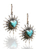 NEW Sacred Heart Sterling Silver Earrings