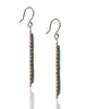 NEW Sterling Silver Turquoise Bar Dangle Earrings