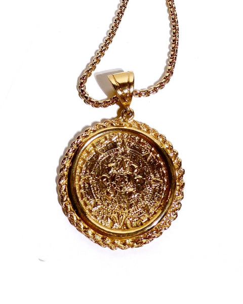 NEW Aztec Medallion Pendant