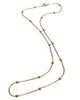 NEW 14K Gold Ball Chain Necklace