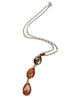 NEW Triple Fire Opal Teardrop Pendant