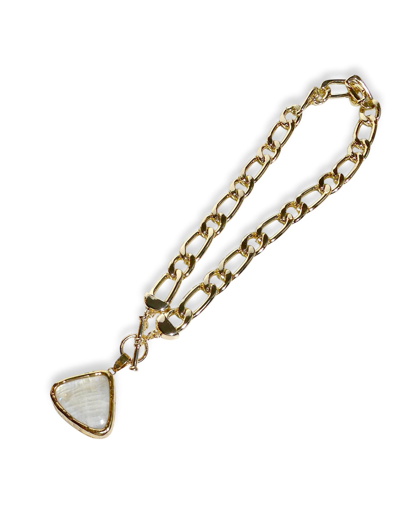 Moonstone Toggle Pendant Necklace