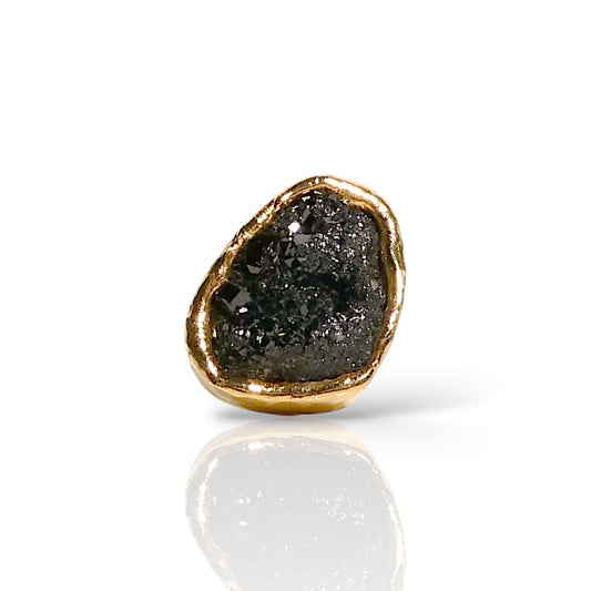Dark Brown Druzy Statement Ring