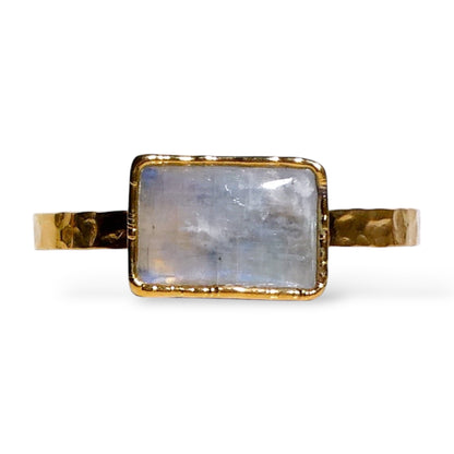 Natural Rainbow Opal Cuff Bracelet