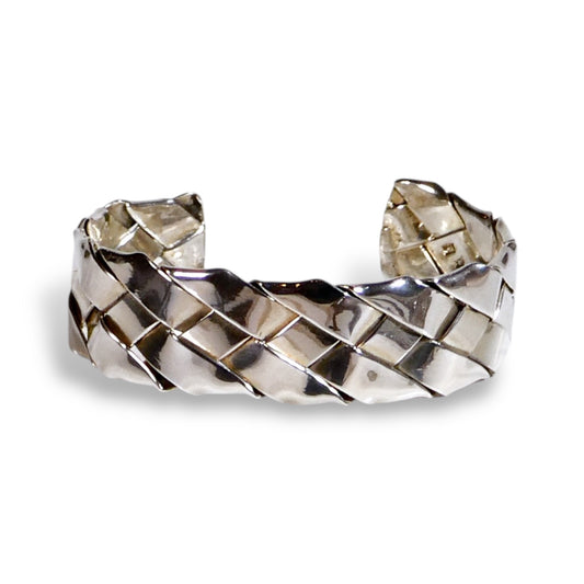 NEW Sterling Silver Braided Cuff