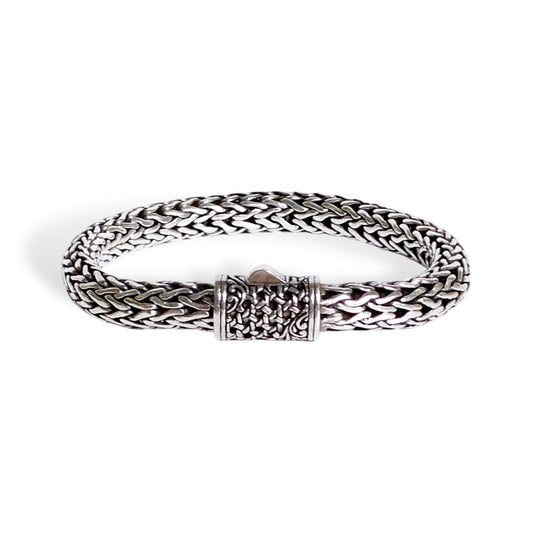 NEW Men’s Sterling Silver 925 Braided Bracelet