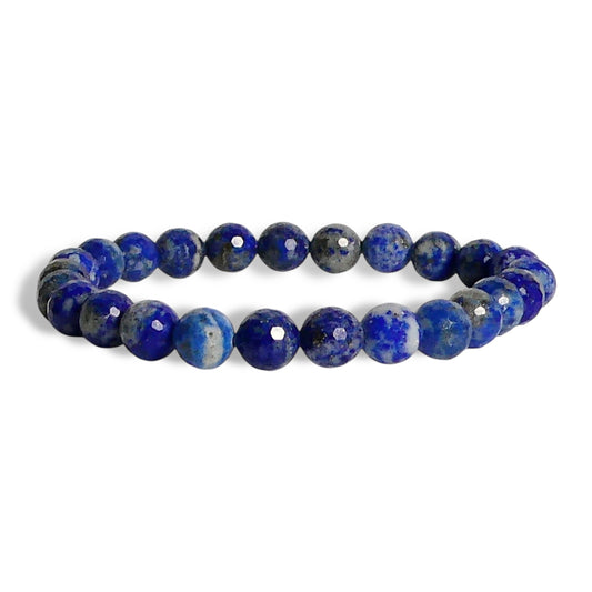 NEW Men’s Natural Lapis Lazuli Beaded Bracelet