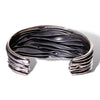 Textured Oxidized Sterling Silver Cuff