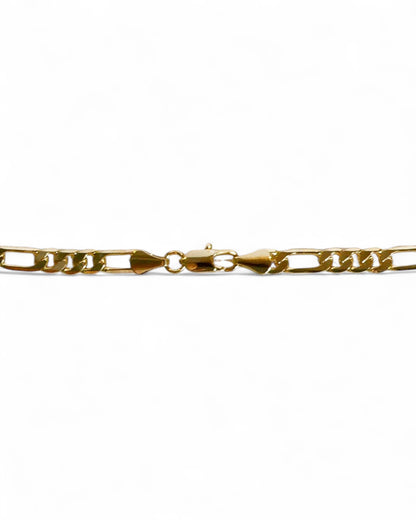 NEW Men’s Thin Gold Figaro Chain Necklace