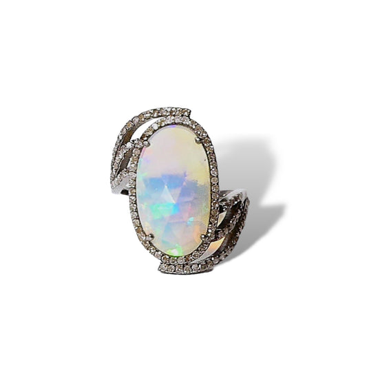 Opal and Diamond Ring SOLD OUT