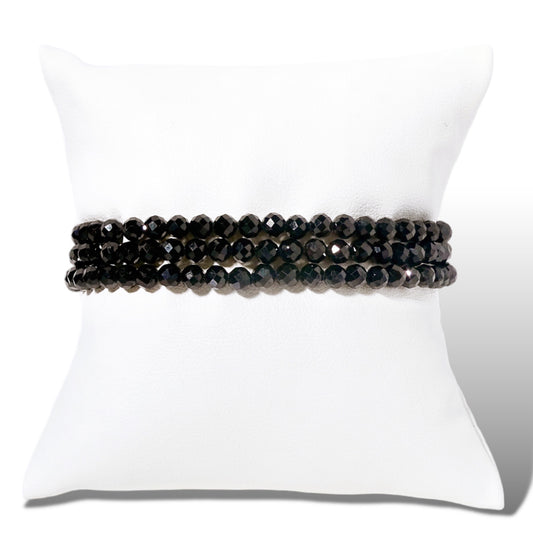 Spinel Beaded Wraparound Bracelet