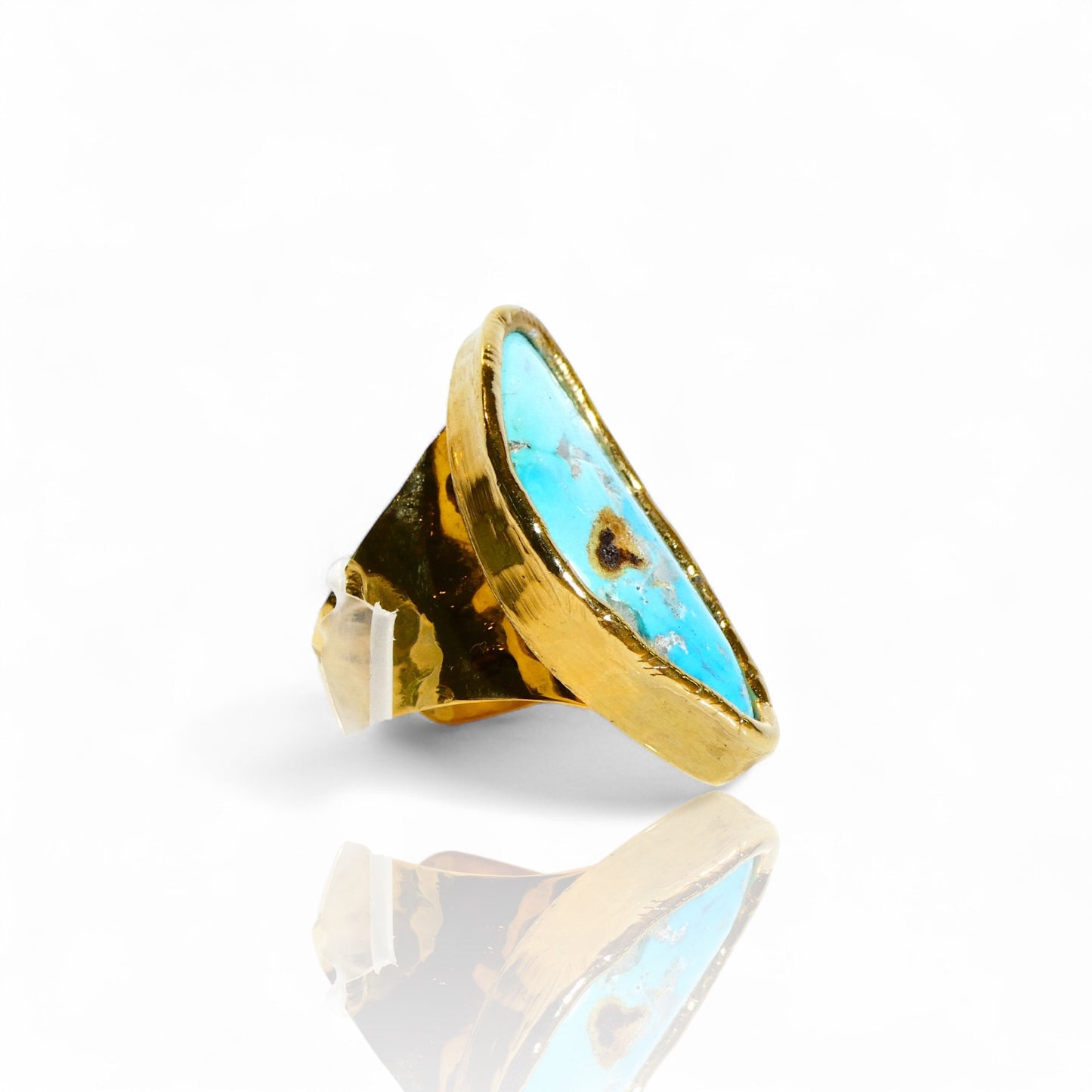 Asymmetrical Turquoise Ring