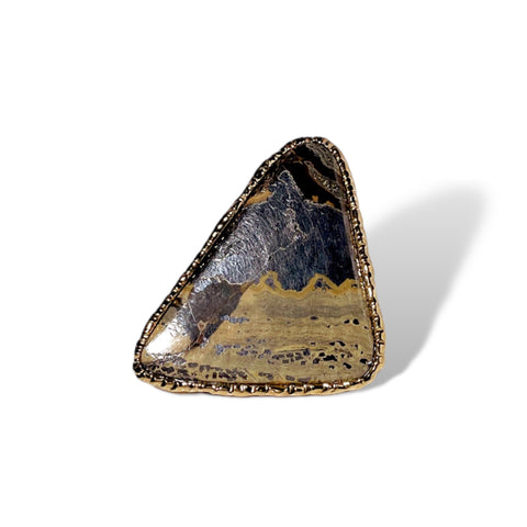 Triangular Gemstone Ring