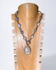 Beautiful Moonstone and labradorite Diamond Chain Necklace with Gemstone Pendant