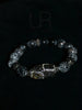On Sale Black Abalone Freshwater Baroque pearls Matted Iced Bracelets