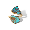 Gold Double Turquoise Ring
