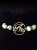 Black Diamond Autism Design Logo Bracelet