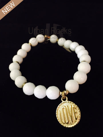 White Jade Love Bracelet