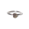 Thin Sterling Silver Labradorite Ring