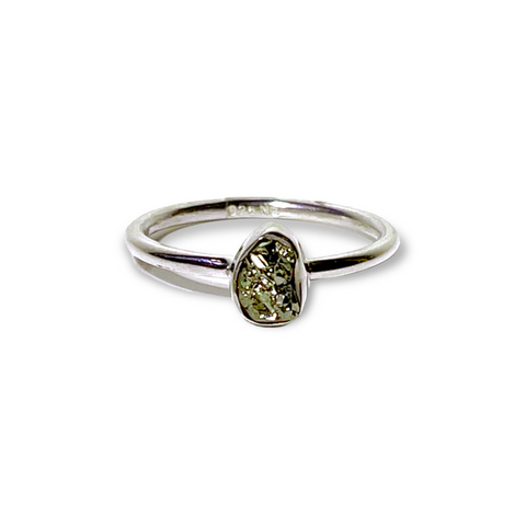 Pyrite Sterling Silver Ring