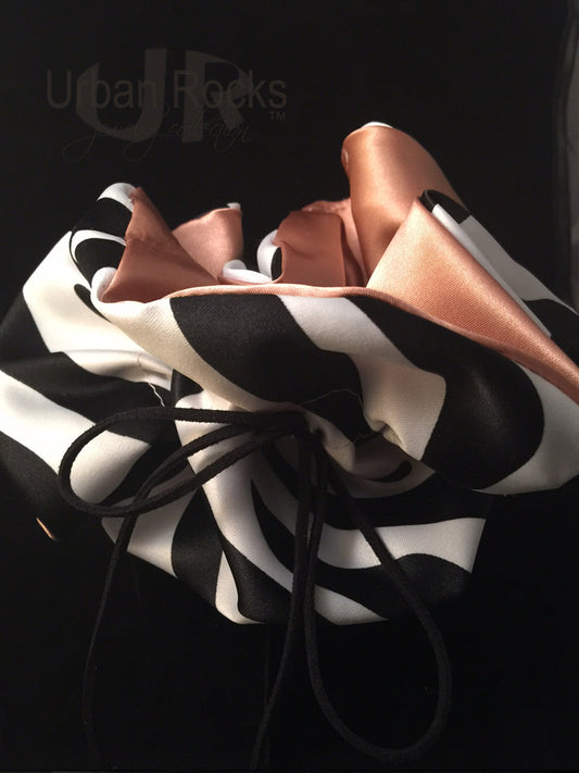 Zebra Jewelry Pouch