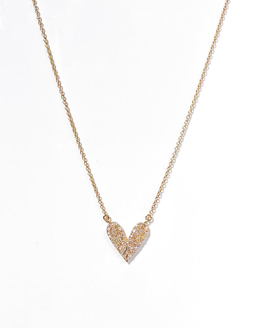 Tiny 14K Gold Heart Necklace
