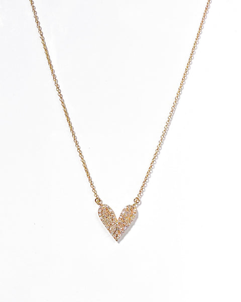 Tiny 14K Gold Heart Necklace