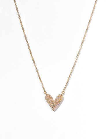 Tiny 14K Gold Heart Necklace