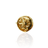Gold Coin Etched Ring
