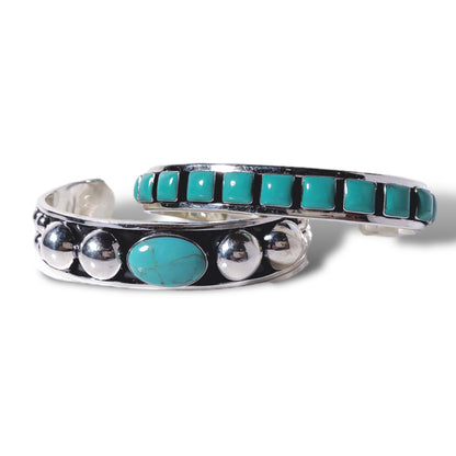 Sterling Silver Turquoise Cuffs