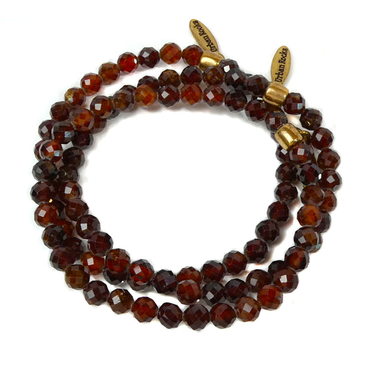 Garnet Natural Little Gemstone Bracelets